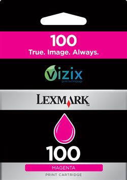 Ink Cartridge 100 MAGENTA Lexmark PRO 905 805 705 205 S605 S50