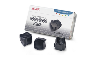 3 Sticks black Xerox Phaser 8500 8550 3K