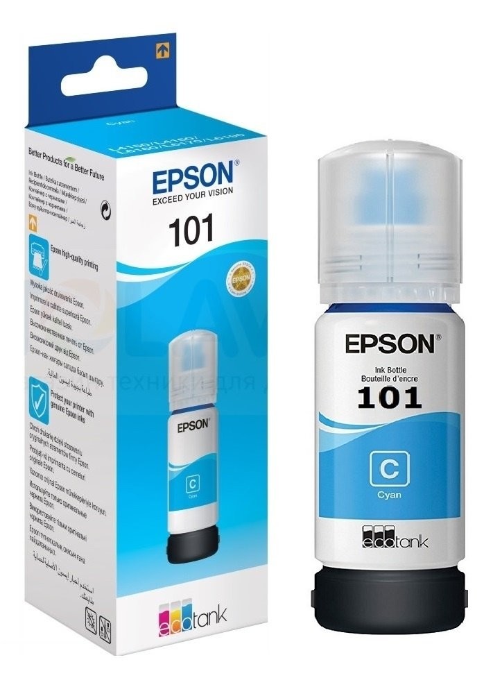 Flacon cerneala Epson 101 Cyan T03V24A ptr. EcoTank ITS L6190/61