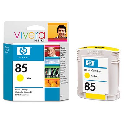 HP 85 Yellow Ink Cartridge DesignJet 30 30n 130 130n 130gp 30gp