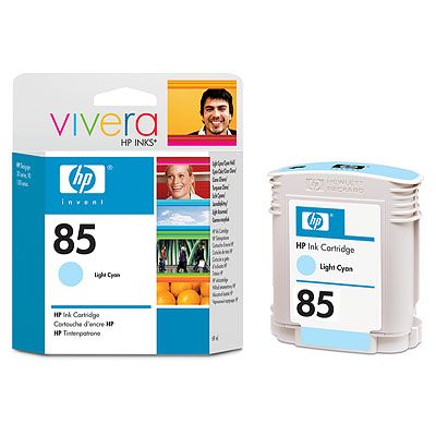 HP 85 Light Cyan Ink Cartridge DesignJet 30, 30n, 130 130n 130gp
